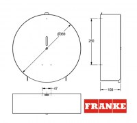 FRANKE JUMBO PORTARROLLOS